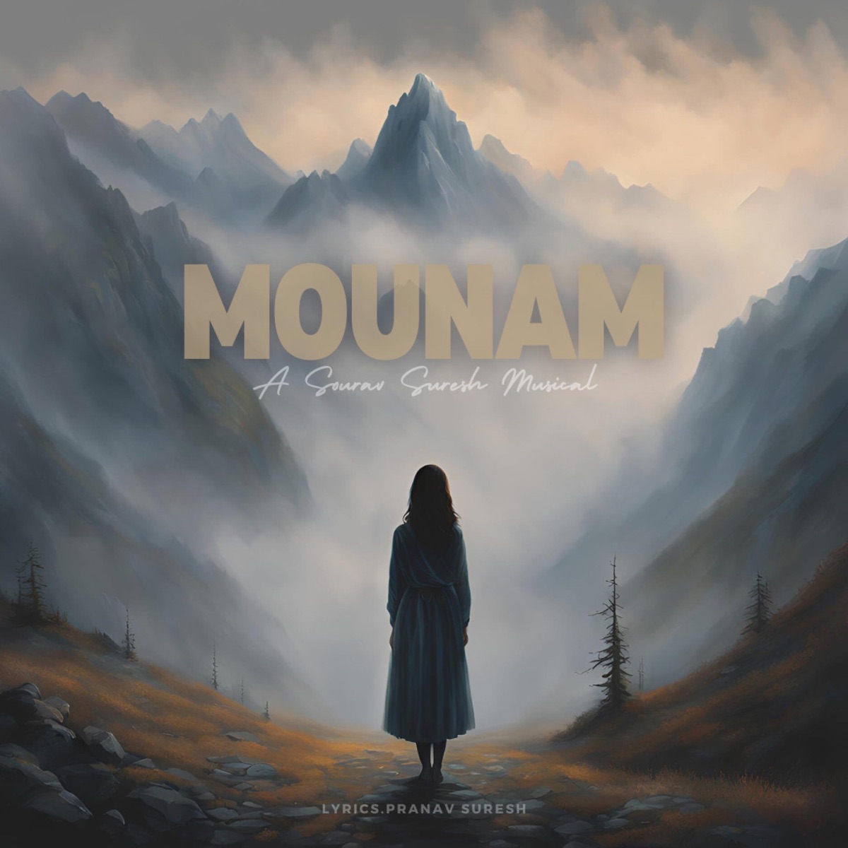 Mounam (feat. Johann Thomas & Gayathri Rajeevan) - Single by Sourav Suresh album cover
