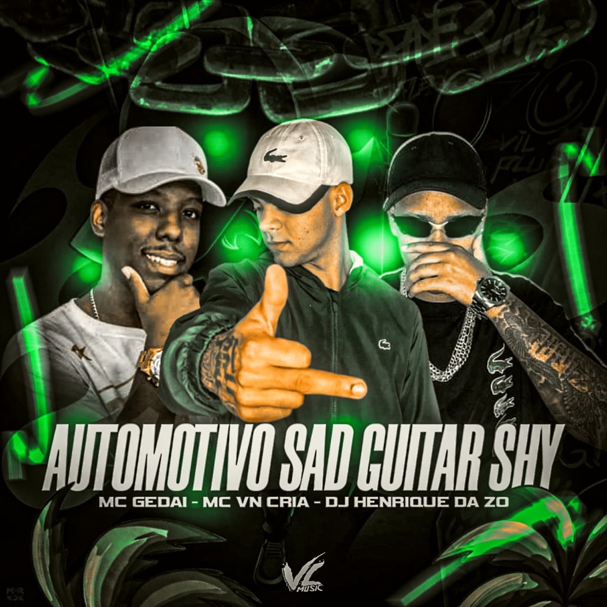 Automotivo Sad Guitar Shy - Single by DJ HENRIQUE DA ZO, MC VN CRIA & MC Gedai album cover