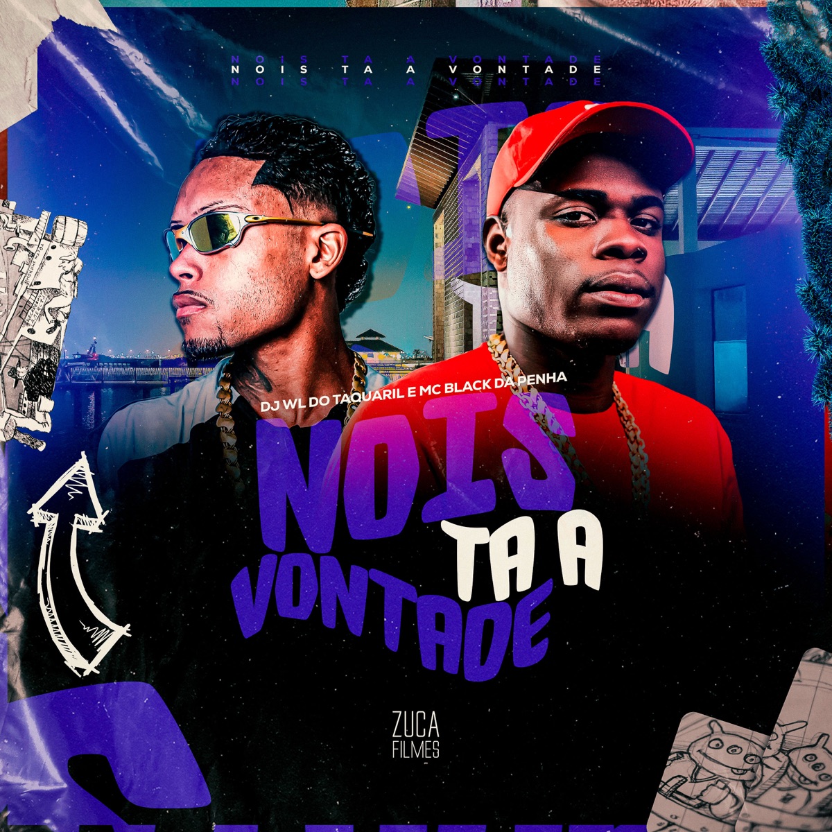 Nóis Ta a Vontade - Single by MC BLACK DA PENHA & Mc 7 delas album cover