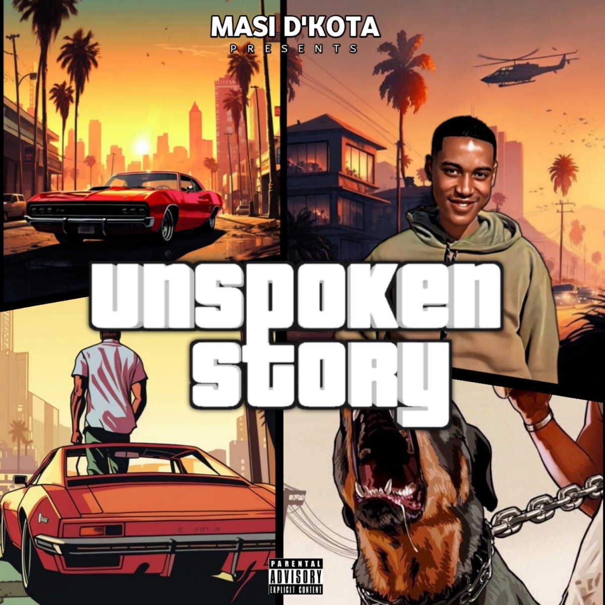 UNSPOKEN STORY EP l by Masi D'Kota album cover