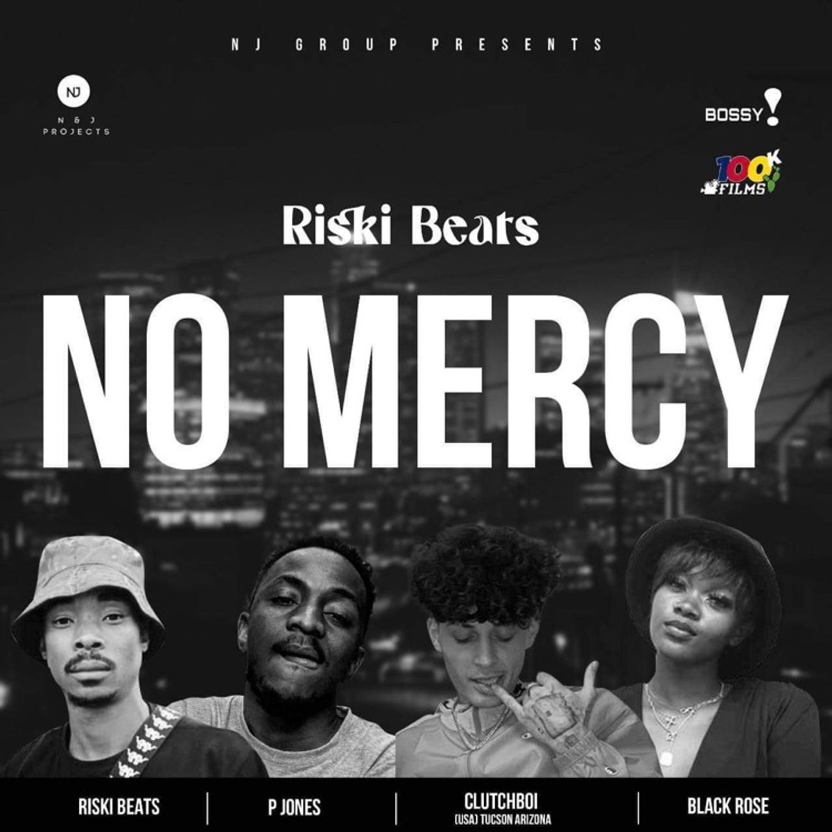 No Mercy (feat. P Jones, Blvck Rose & Riski Beats) - Single by Clutchboi album cover