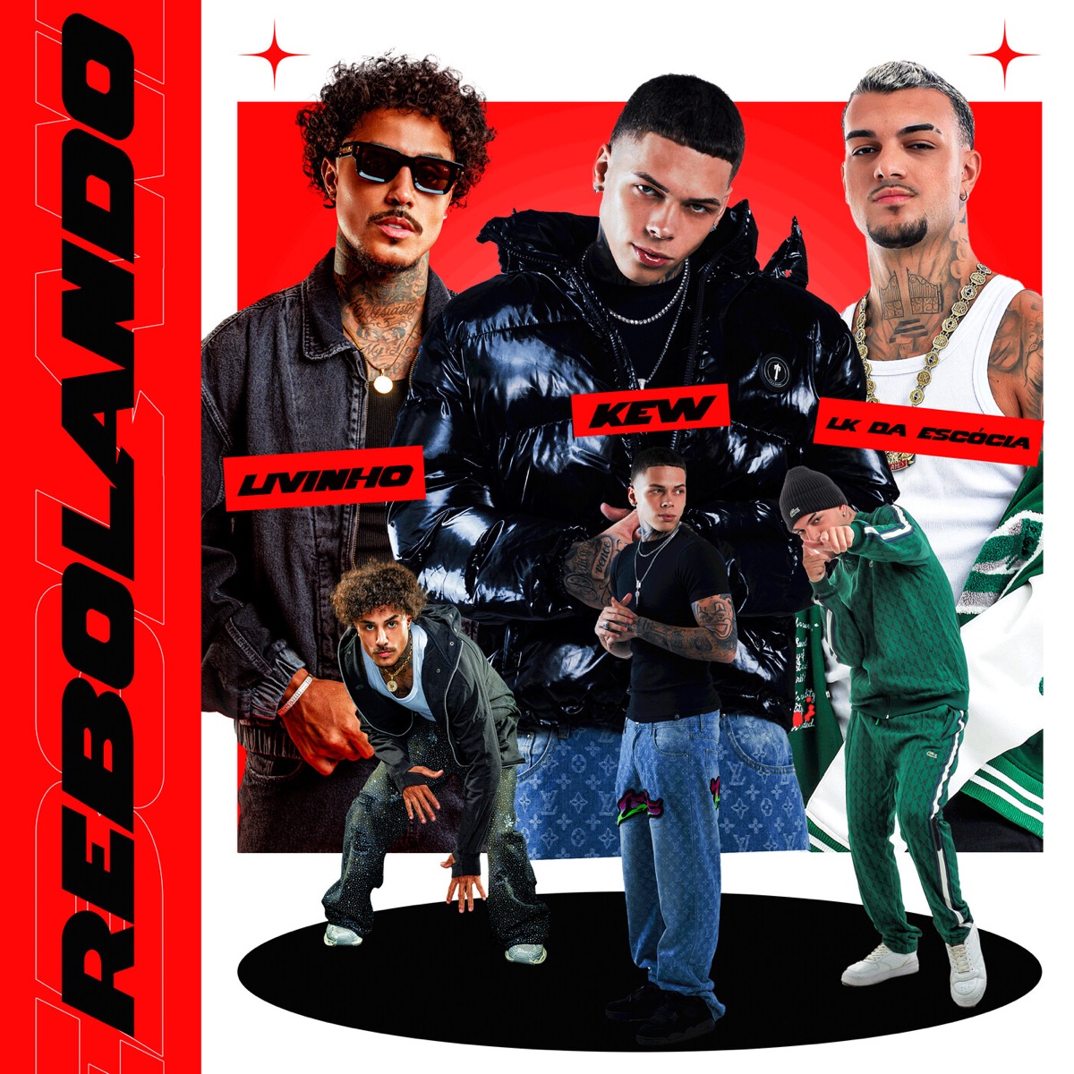 Rebolando - Single by Kew, MC Livinho & Dj LK da Escócia album cover