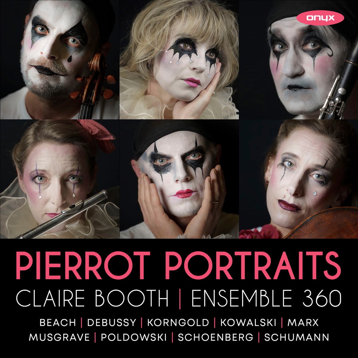 Pierrot Portraits by Claire Booth & Ensemble 360 album cover