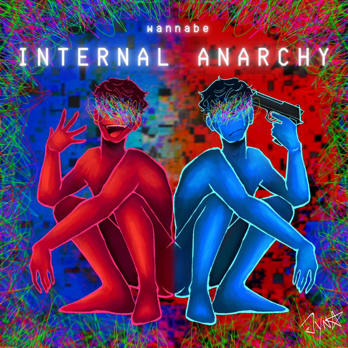 INTERNAL ANARCHY by wannabe album cover
