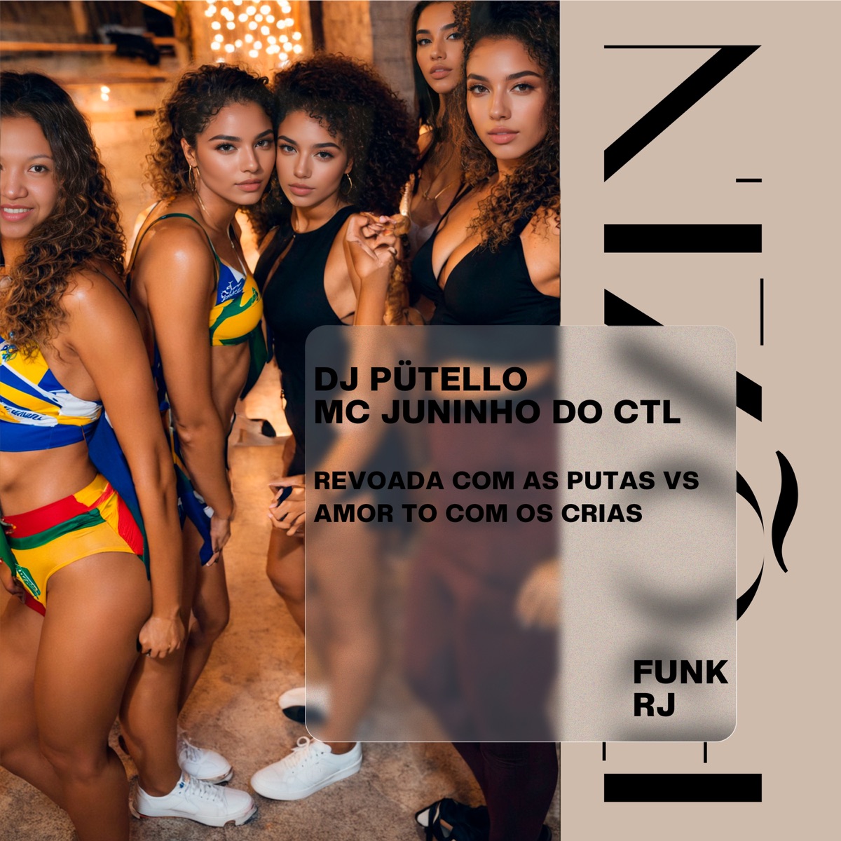 REVOADA COM AS PUTAS vs AMOR TO COM OS CRIAS (FUNK RJ) - Single by DJ PÜTELLO, Piquezin Dos Cria & MC Juninho Do CTL album cover