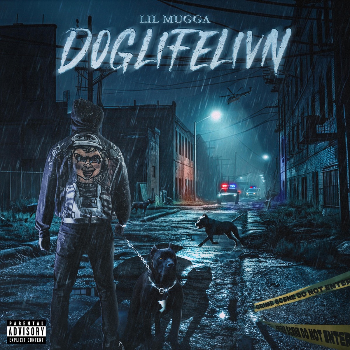 DOGLIFELIVN by LIL Mugga album cover