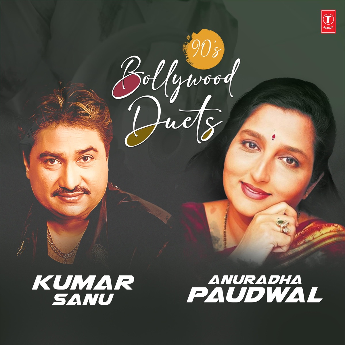 90'S Bollywood Duets Kumar Sanu, Anuradha Paudwal by Anuradha Paudwal & Kumar Sanu album cover