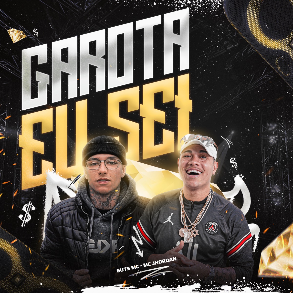 Garota Eu Sei - Single by Mc Jhordan, Guts Mc & Daluzzz album cover