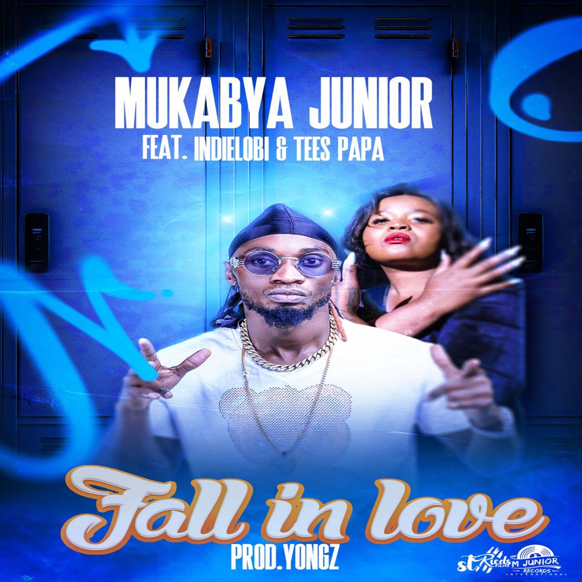 Fall In Love (feat. Indielobi) - Single by Mukabya Junior, Tee-s Papah & MJunior Records International album cover