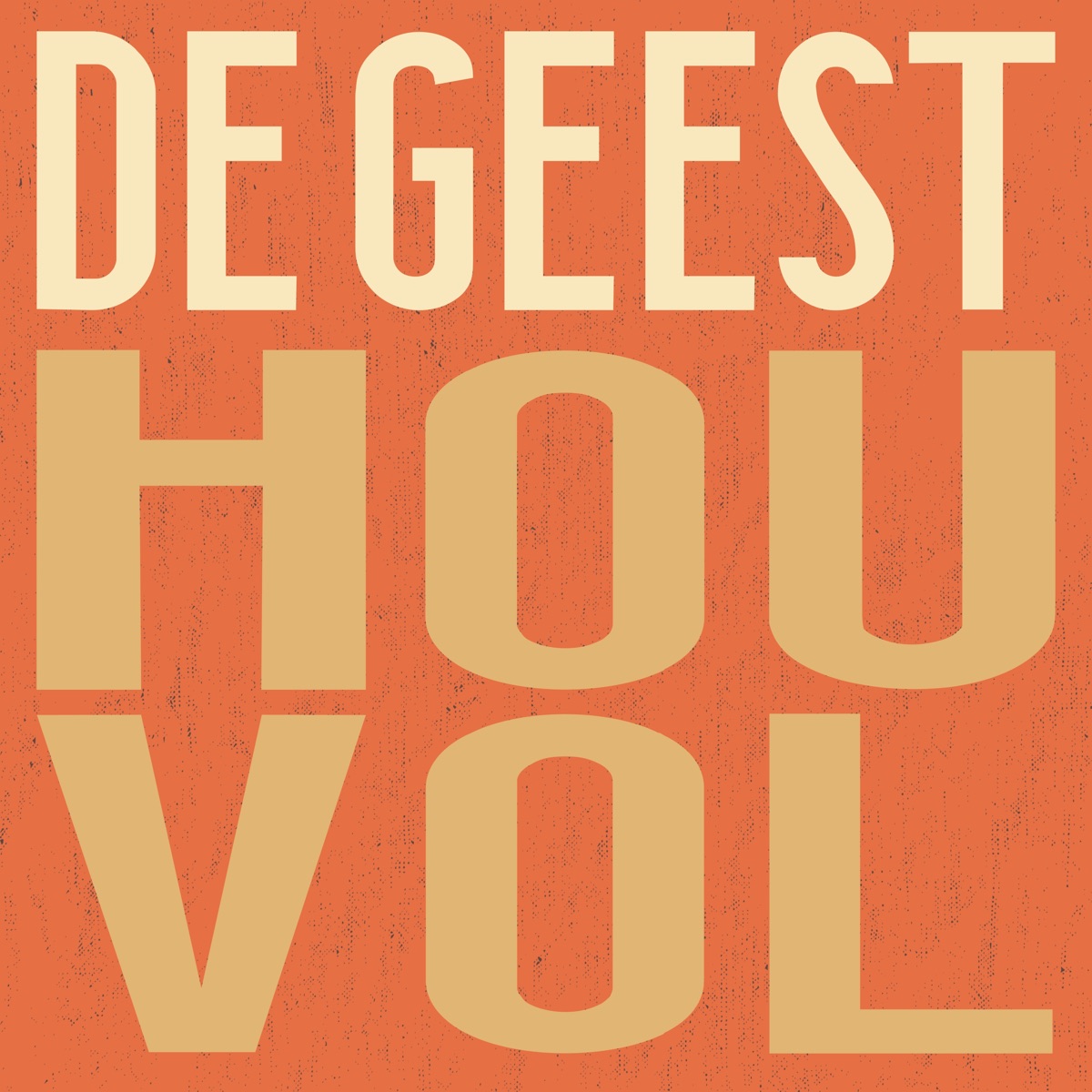 Hou Vol - Single by De Geest album cover