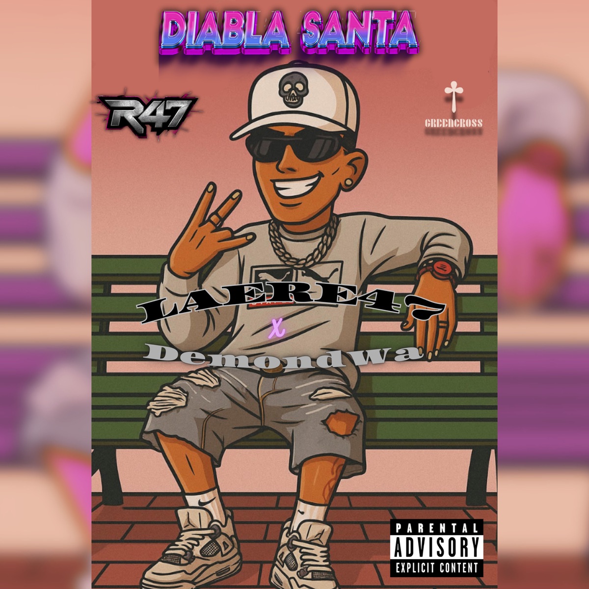 Diabla Santa (feat. DemondWa) - Single by LAERE47 album cover