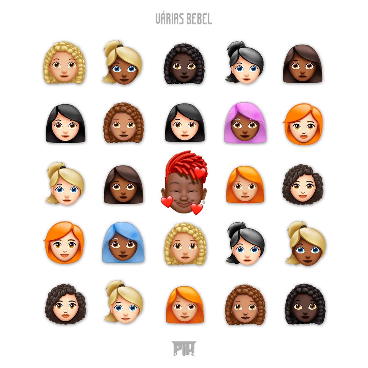 Várias Bebel - Single by PTK, Nathan Villa & Marquiori album cover
