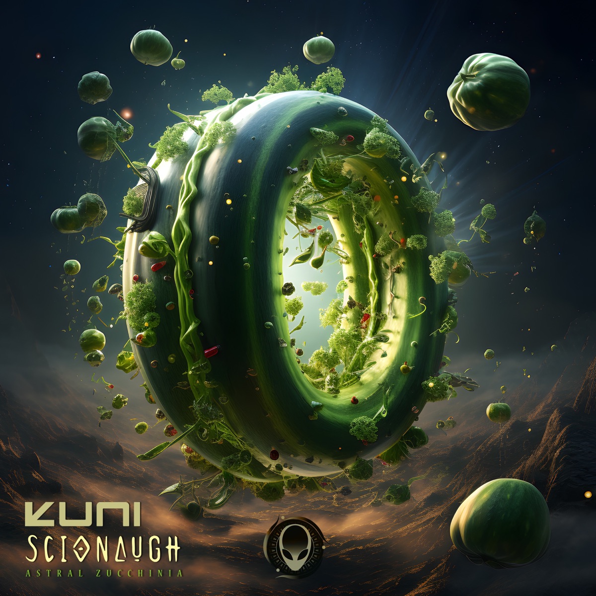 Astral Zucchinia by Kuni & Scionaugh album cover