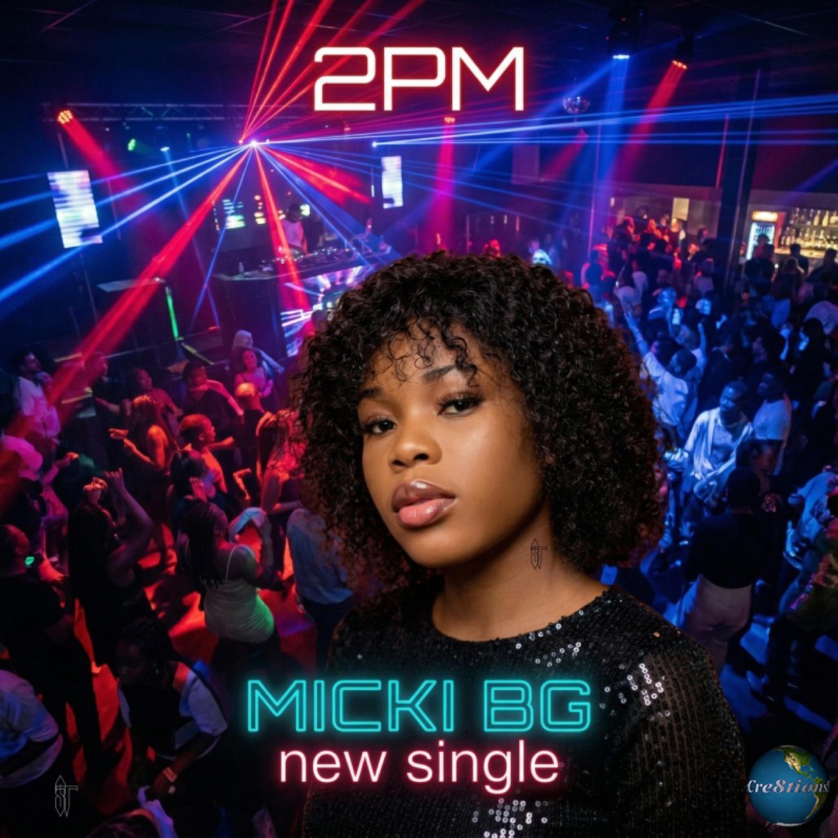 2 pm (feat. Micki BG) - Single by SlickkTolo CrazyCre8tions album cover