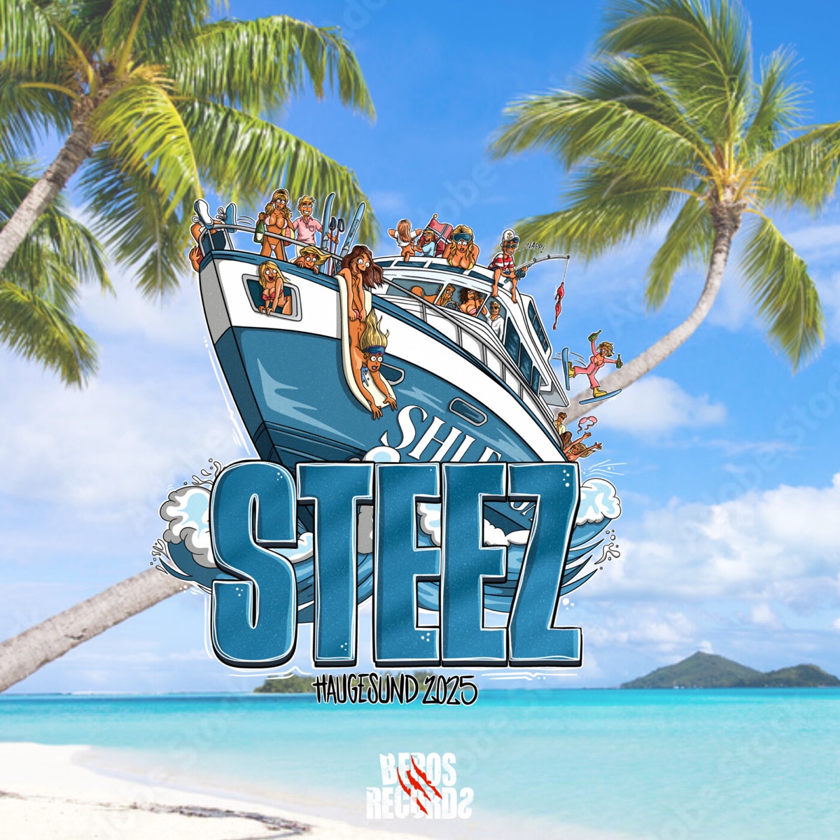 Her Kommer (Steez) - Single by Sti-J, OLIST & 6+ album cover