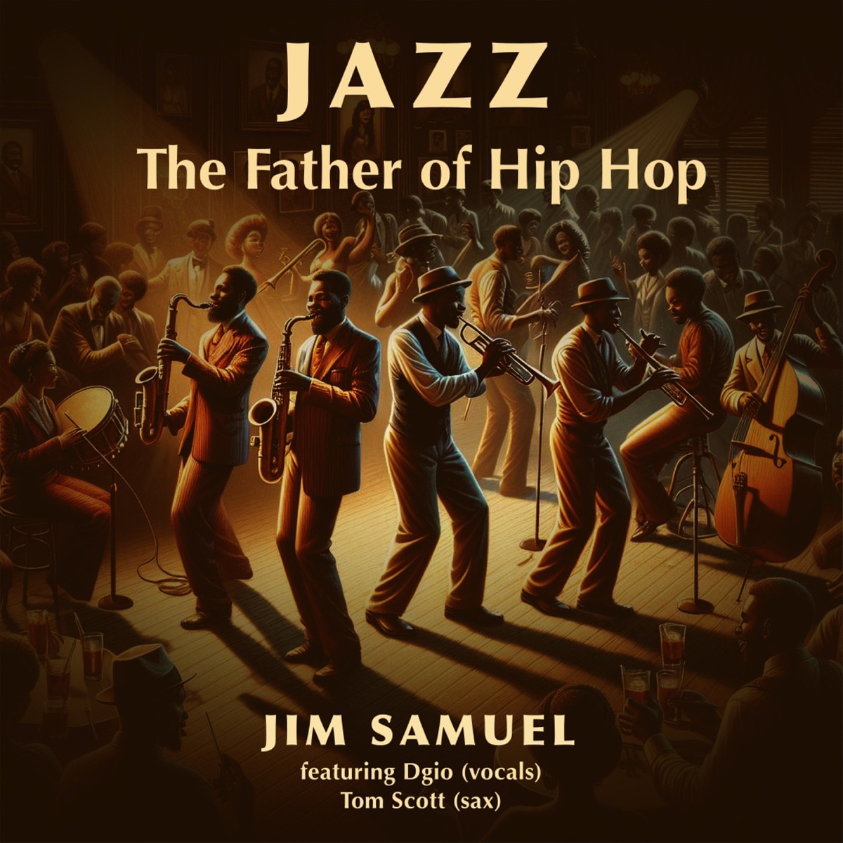 Jazz the Father of Hip Hop (feat. Dgio & Tom Scott) - Single by Jim Samuel album cover