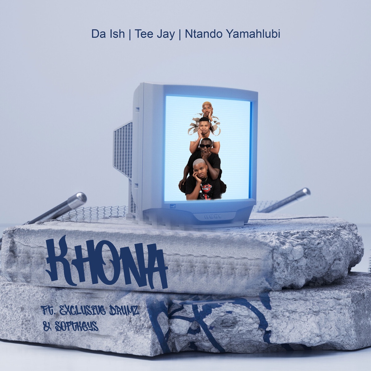 KHONA (feat. Exclusive Drumz & SoftKeys) - Single by Da Ish, Tee Jay & Ntando Yamahlubi album cover