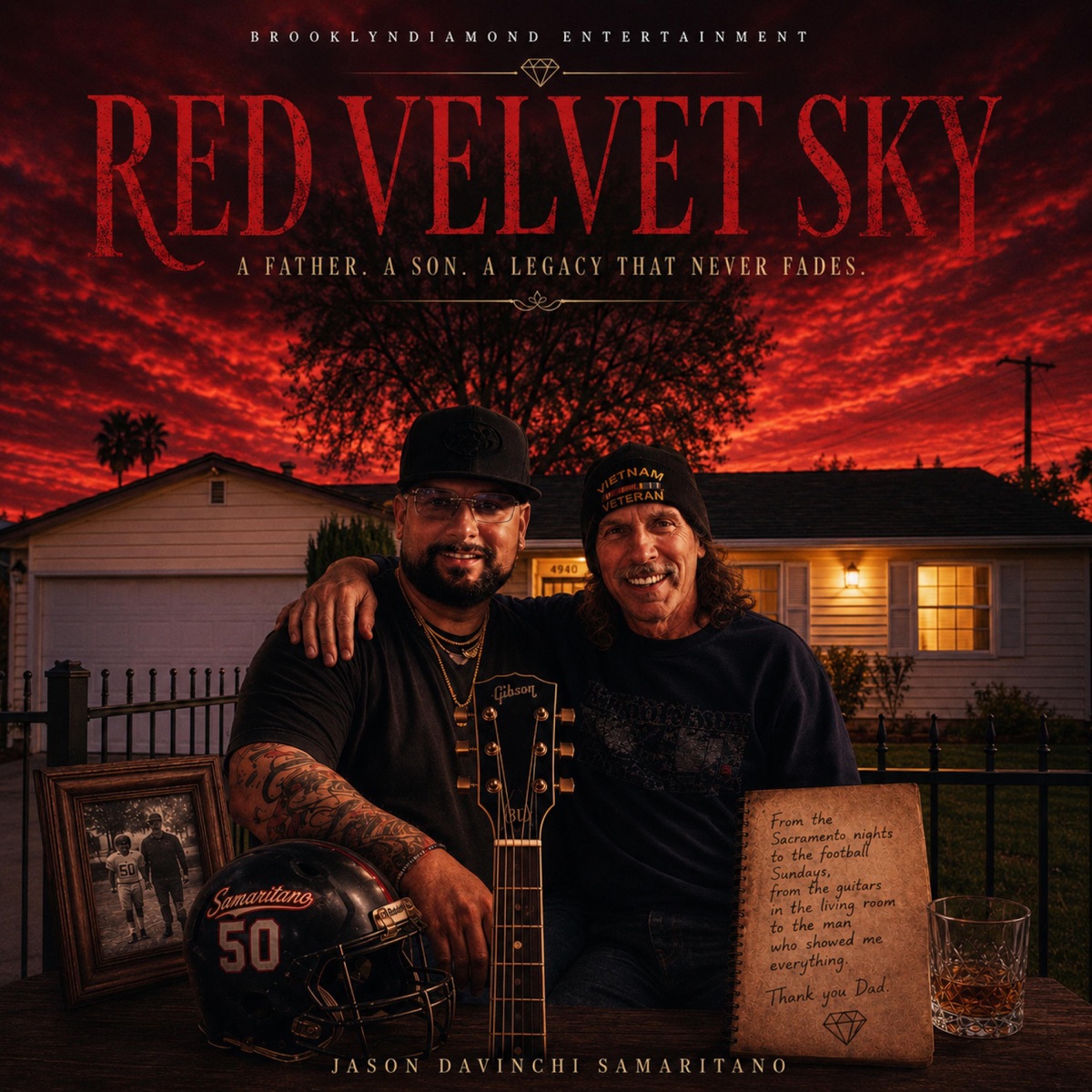 Red Velvet Sky (feat. Scarlet Empire) - Single by Jason DaVinchi Samaritano album cover