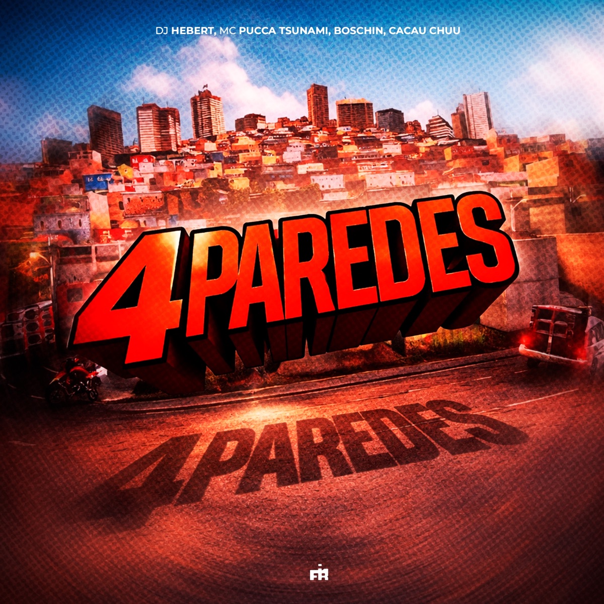 4 Paredes - Single by DJ HEBERT, Puccatsunami, Boschin & Cacau Chuu album cover