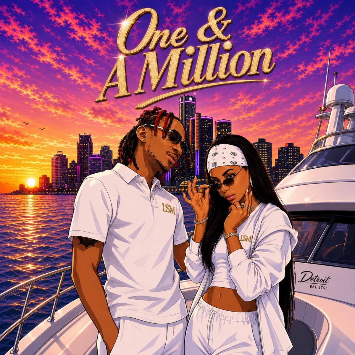 One & A Million - Single by LSM Melly album cover