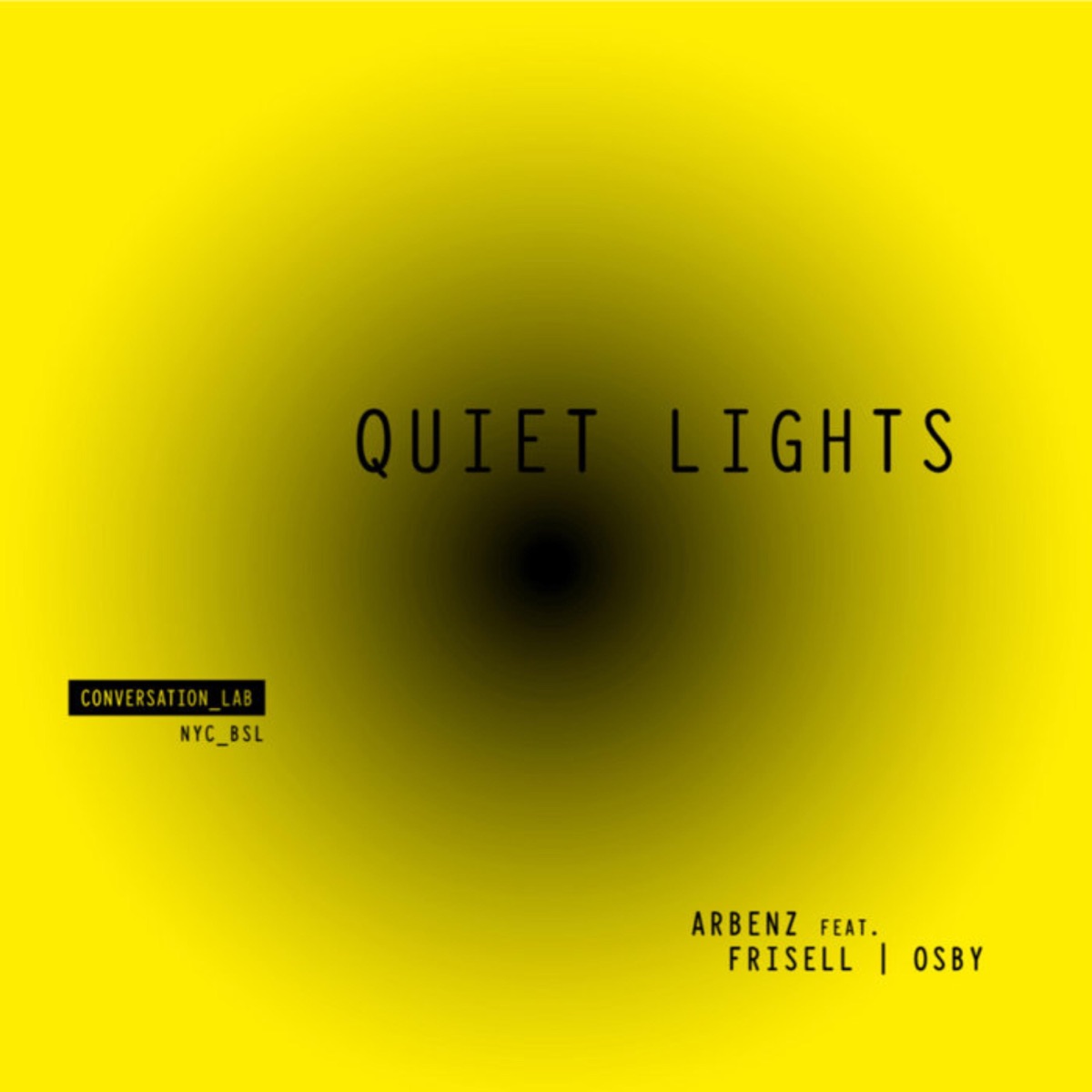 Quiet Lights by Florian Arbenz & Greg Osby album cover