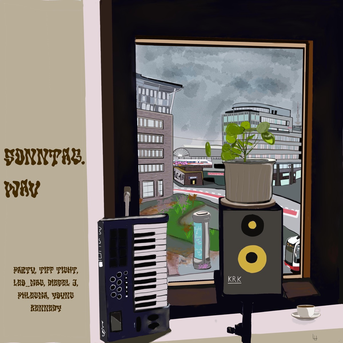 sonntag.wav (feat. Tiff tight & Leo_mbg) - Single by Phlegma, Partu & Endlessstory album cover