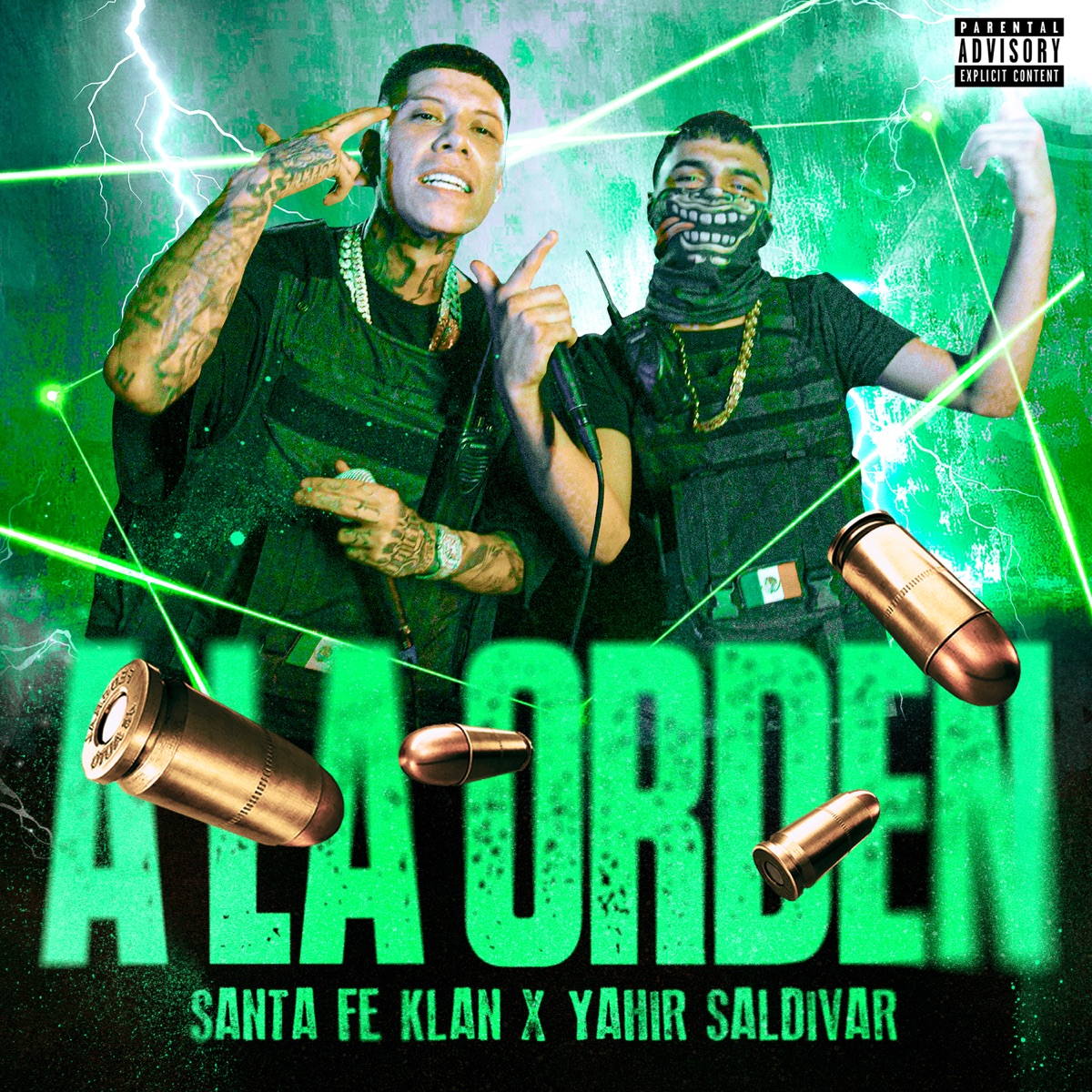 A LA ORDEN - Single by Santa Fe Klan & Yahir Saldivar album cover