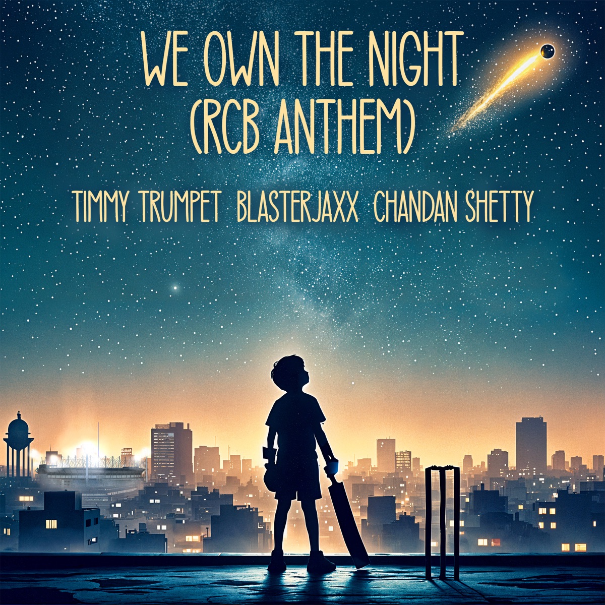 We Own The Night (feat. Chandan Shetty) [RCB Anthem] - Single by Timmy Trumpet & Blasterjaxx album cover