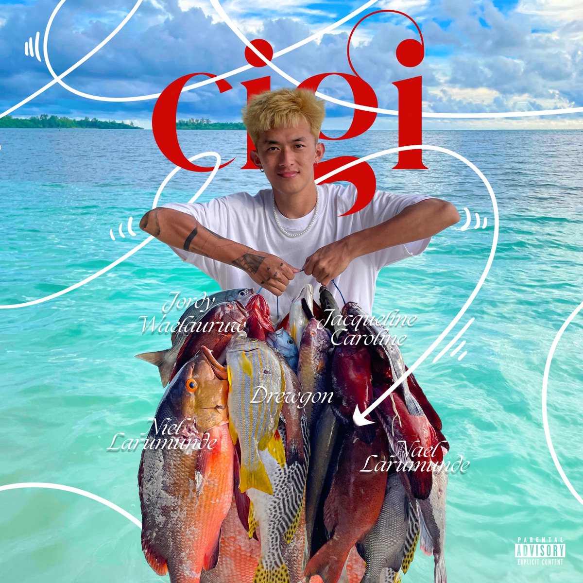 CIGI (feat. Jacqueline Caroline, Niel Larumunde & Nael Larumunde) - Single by Drewgon & Jordy Waelauruw album cover