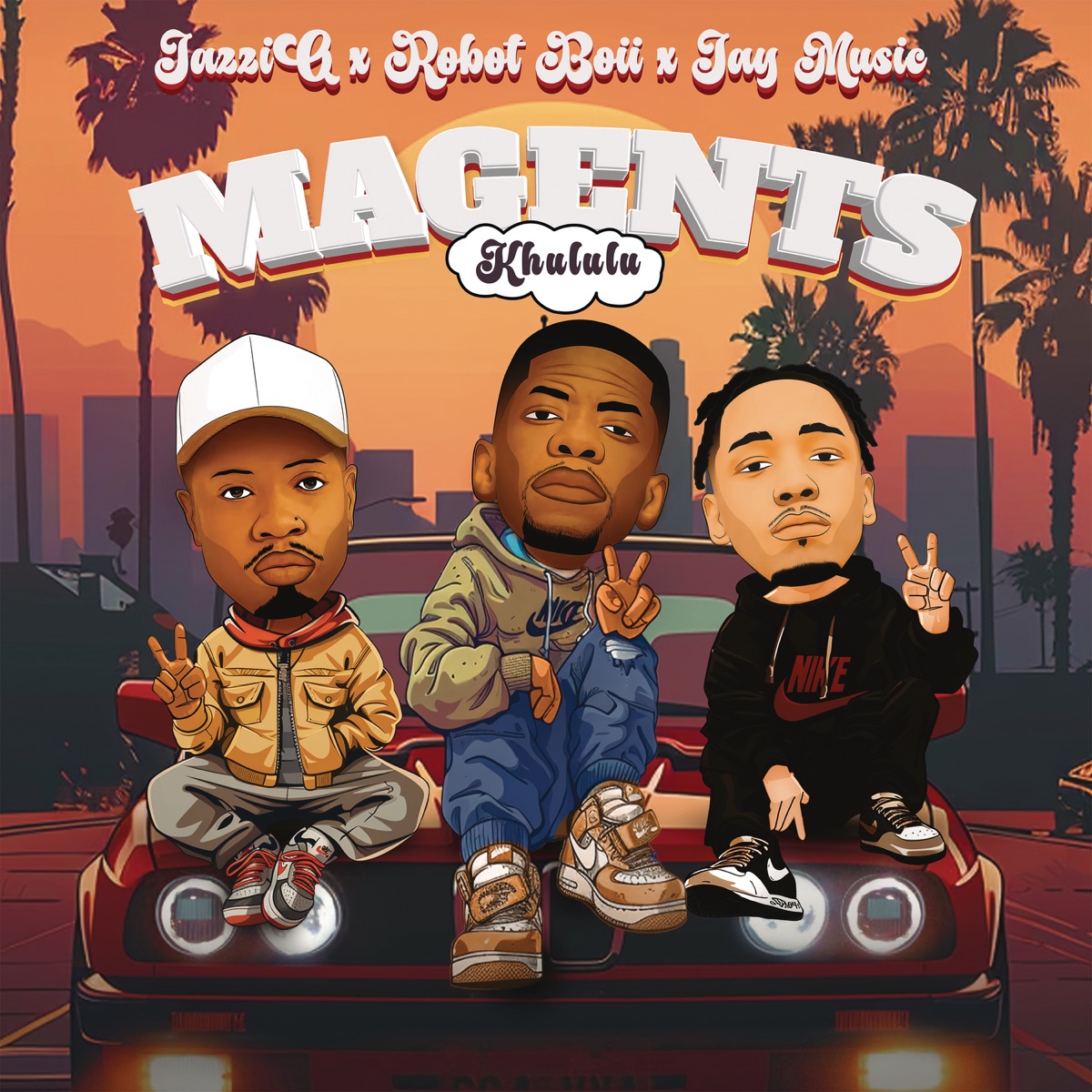 Magents (Khululu) - Single by Mr JazziQ, Robot Boii & Jay Music album cover