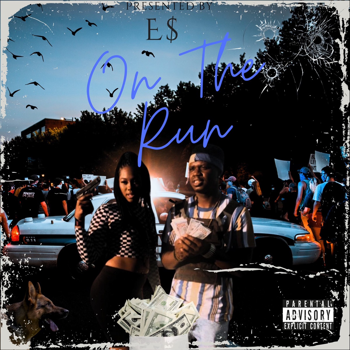 On The Run - Single by E$ album cover