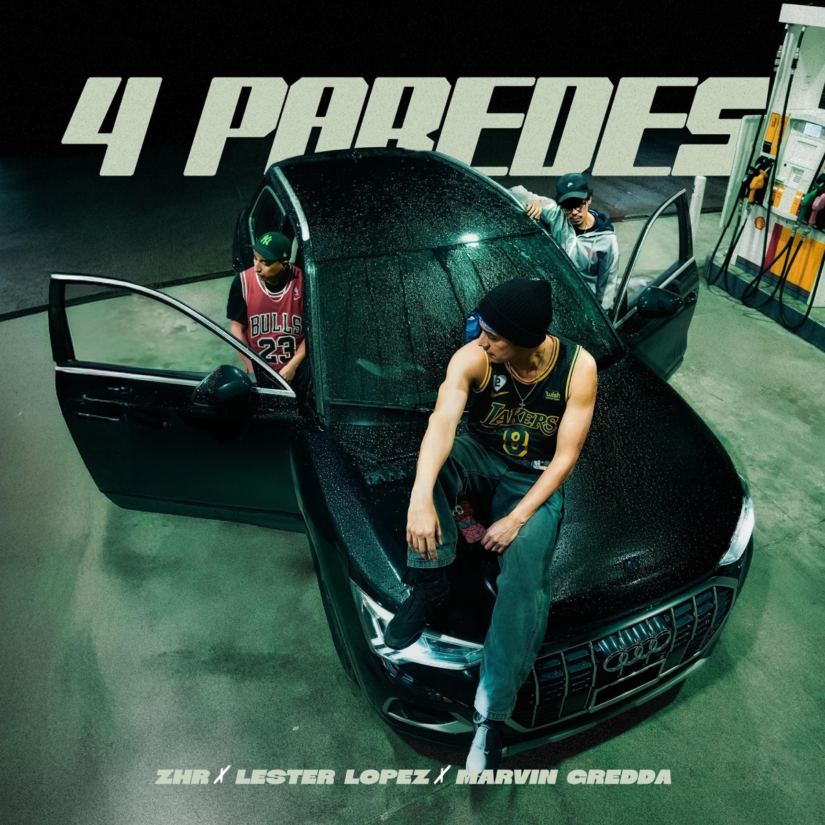 4 PAREDES - Single by ZHR, Lester Lopez & Marvin Gredda album cover