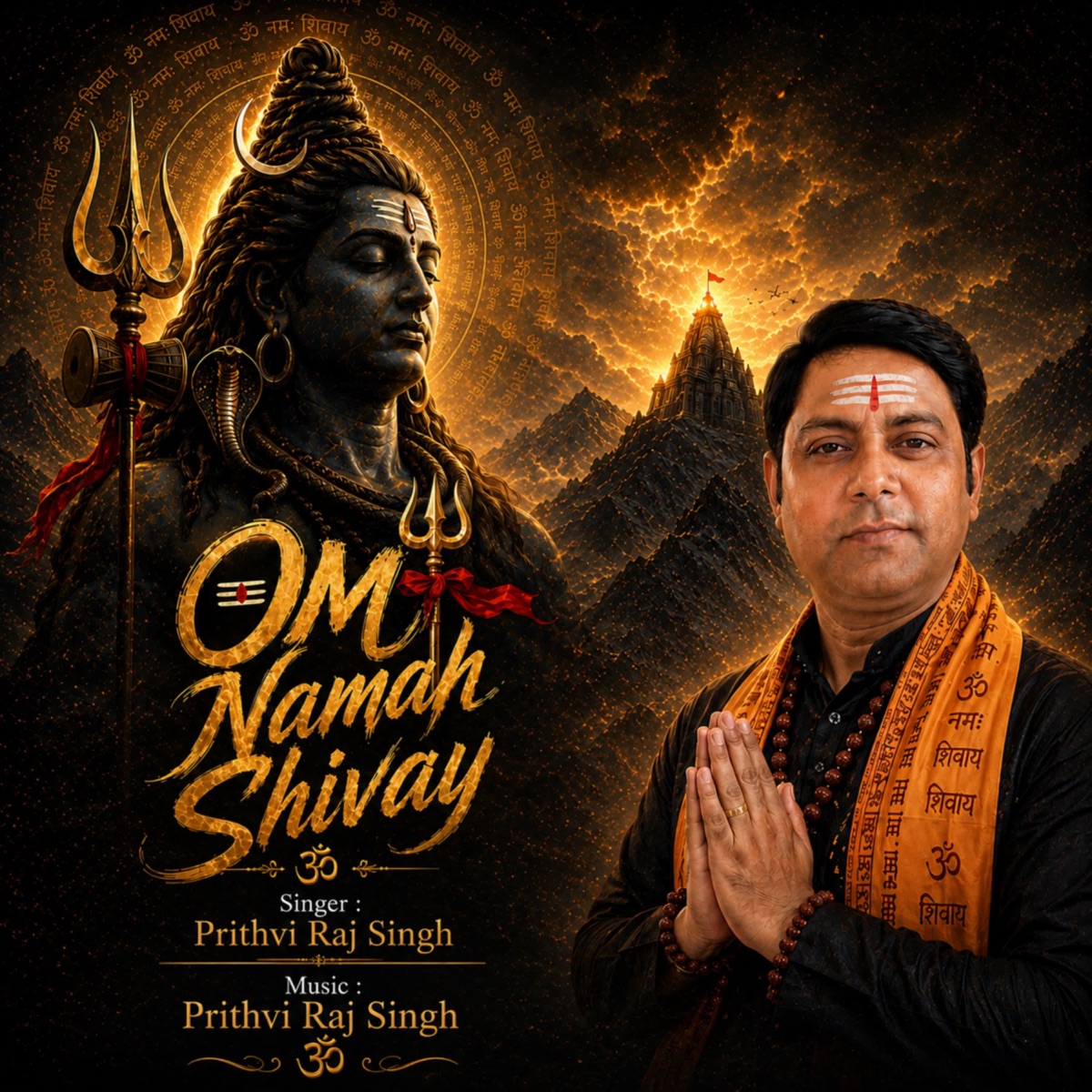 OM Namah Shivay - Single by Prithvi Raj Singh album cover