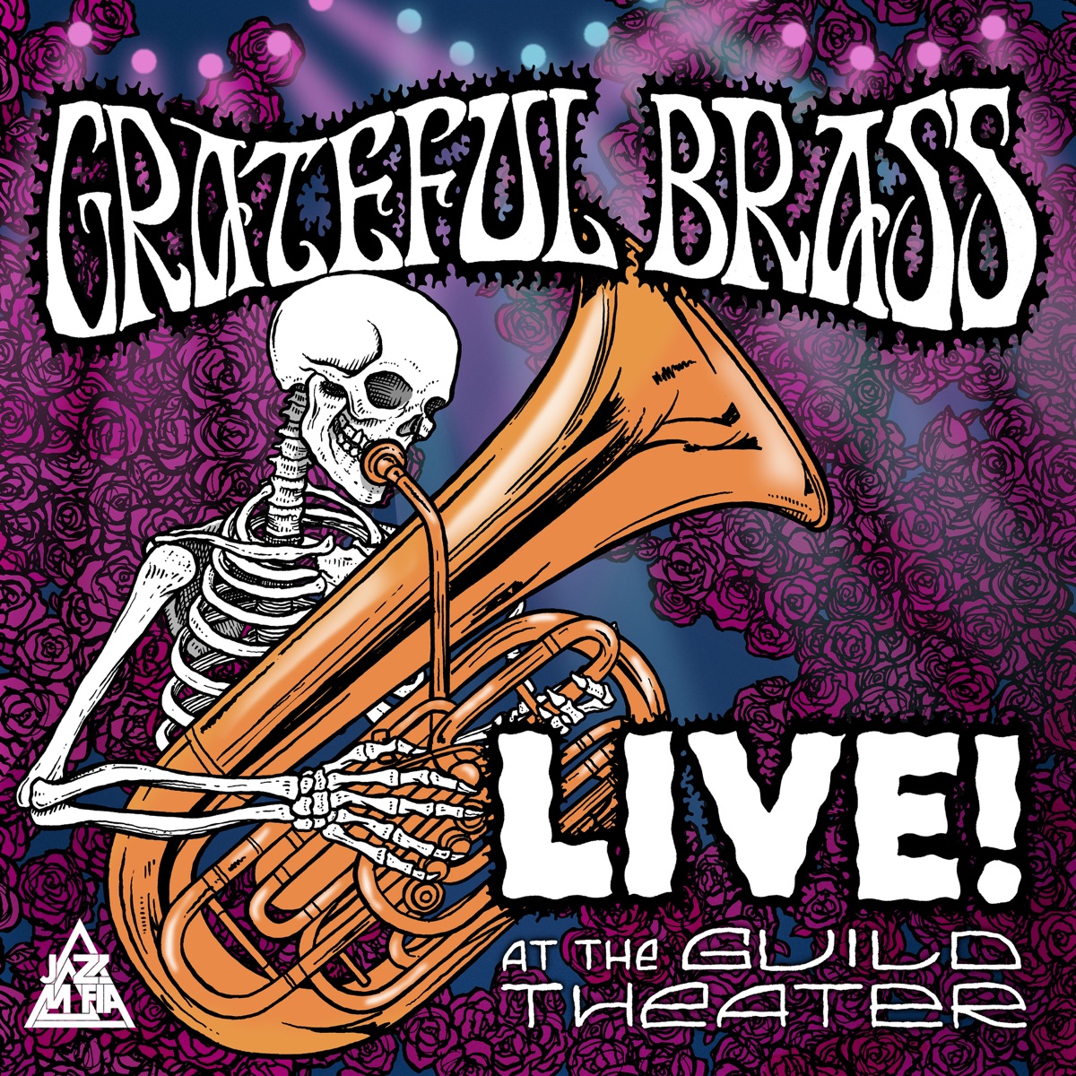 Live at the Guild Theatre - EP by Jazz Mafia, Grateful Brass & Adam Theis album cover