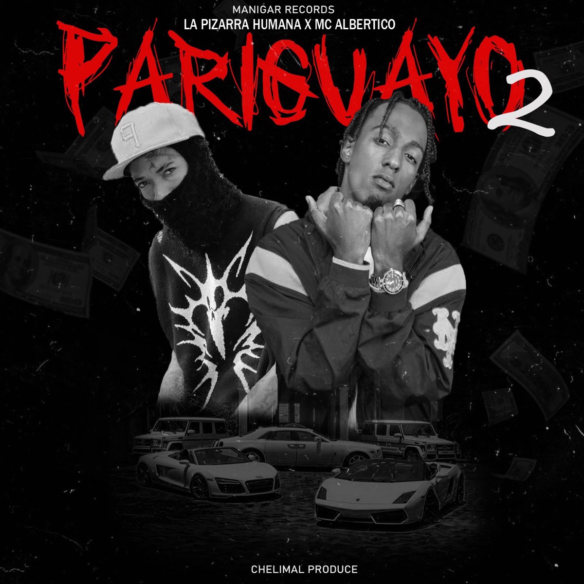 Pariguayo 2 - Single by Manigar Music, Mc Albertico & La Pizarra Humana album cover