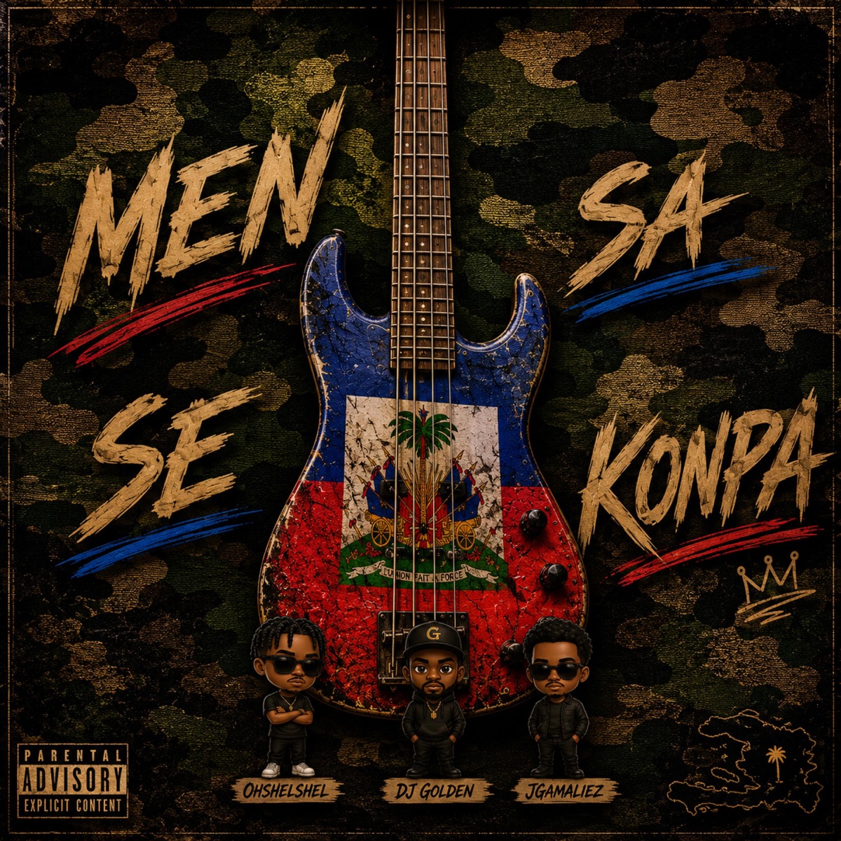 MEN SA SE KONPA - Single by Ohshelshel, Jgamalielz Official & Dj Golden Official album cover