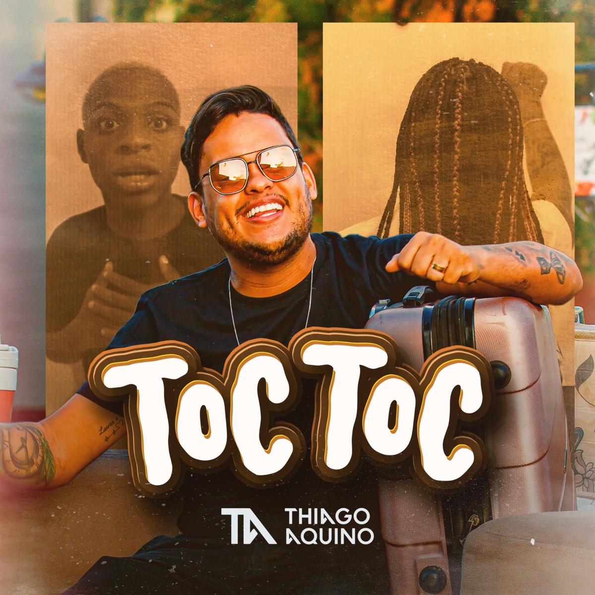 Toc Toc (Ao Vivo) - Single by Thiago Aquino album cover