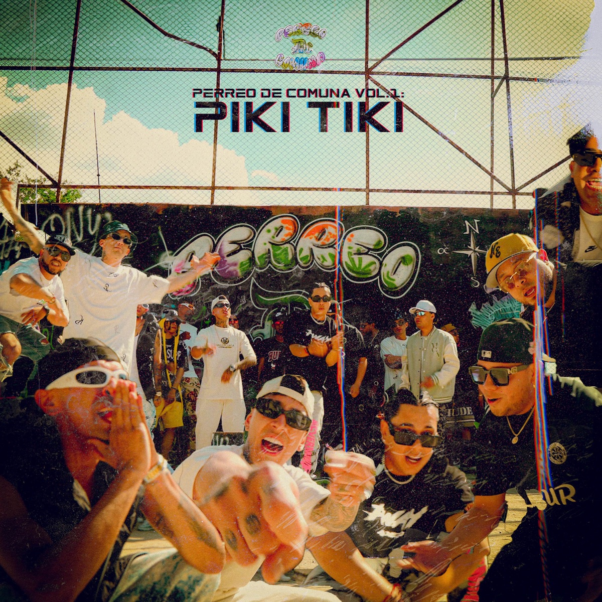 PERREO DE COMUNA VOL.1: PIKI TIKI (feat. Antares Music Ma & Tre60 "The Rookie" & Nacho Gomez & Onyl & TKL & ZETA & Diaz la voz & ONEMIC & Samy xx) - Single by AK FortySeven, OG Records & Pway Music album cover