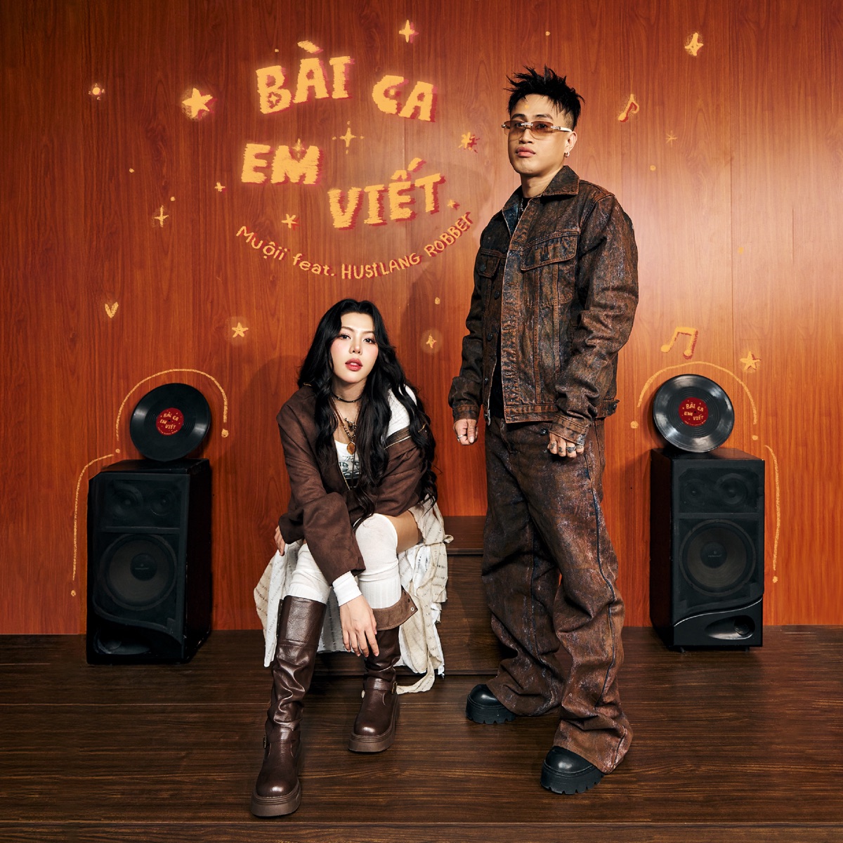 Bài Ca Em Viết (feat. Hustlang Robber) - Single by Muộii & L'espace album cover