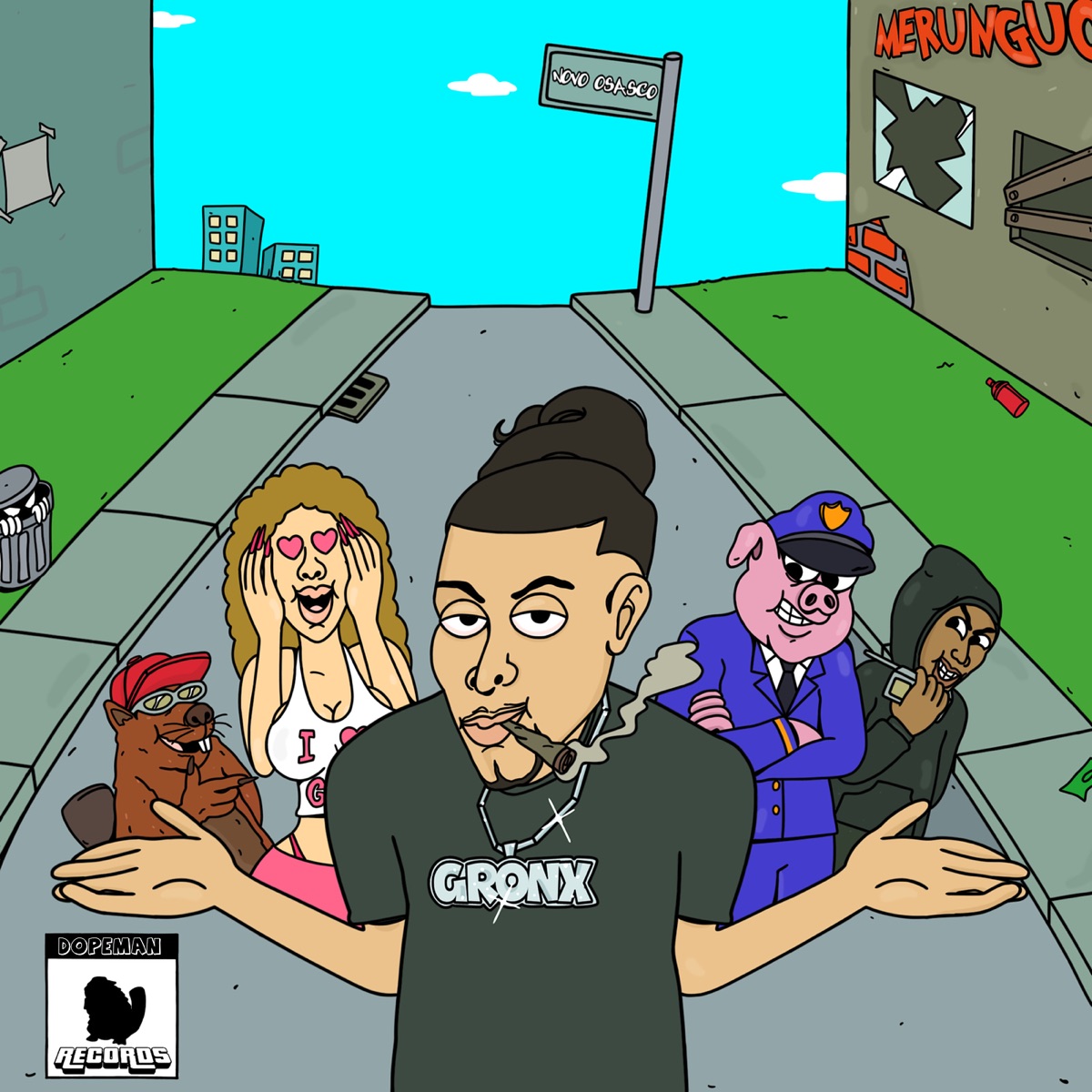 Ela Acha Que É da Rota - Single by Gronx album cover