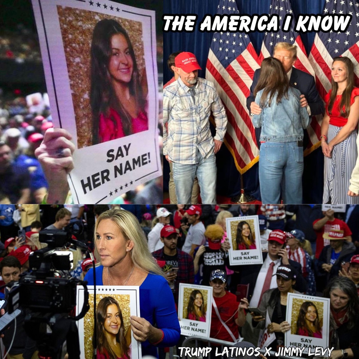 The America I Know - Single by Trump Latinos & Jimmy Levy album cover
