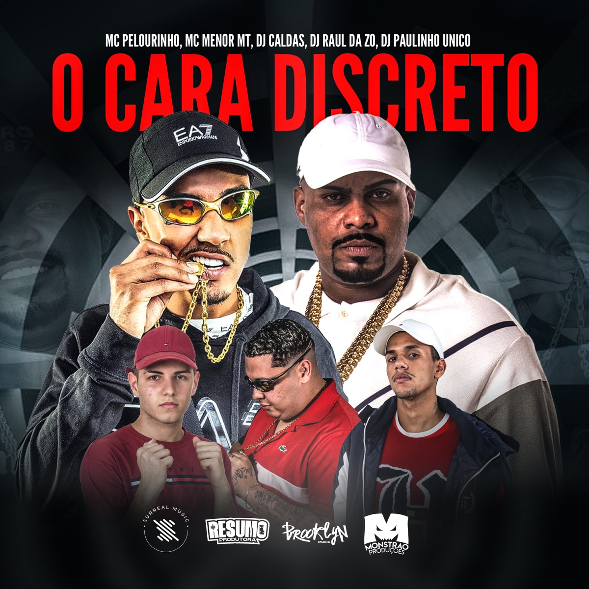 O Cara Discreto (feat. DJ Raul da ZO & DJ Paulinho Unico) - Single by Mc Menor MT, MC Pelourinho & DJ Caldas album cover