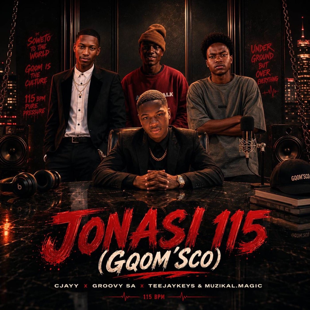 Jonasi 115 ((Gqom & Disco)) - Single by Cjayy, Groovy SA, TeejayKeys & Muzikal.Magic album cover