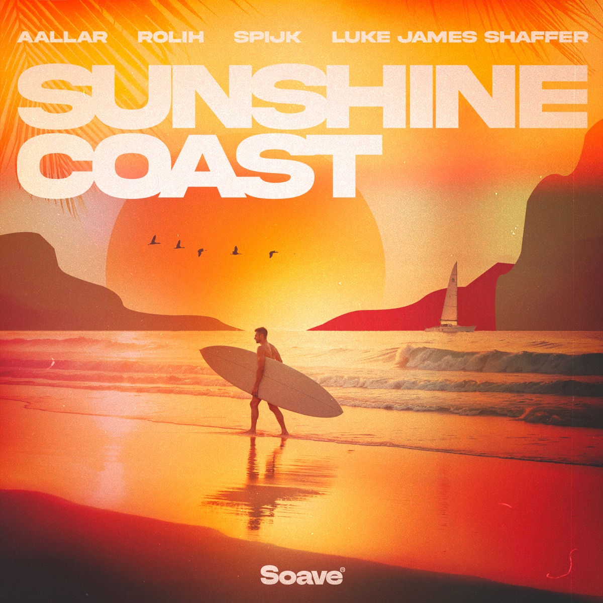 Sunshine Coast - Single by AALLAR, Rolih, Spijk & Luke James Shaffer album cover