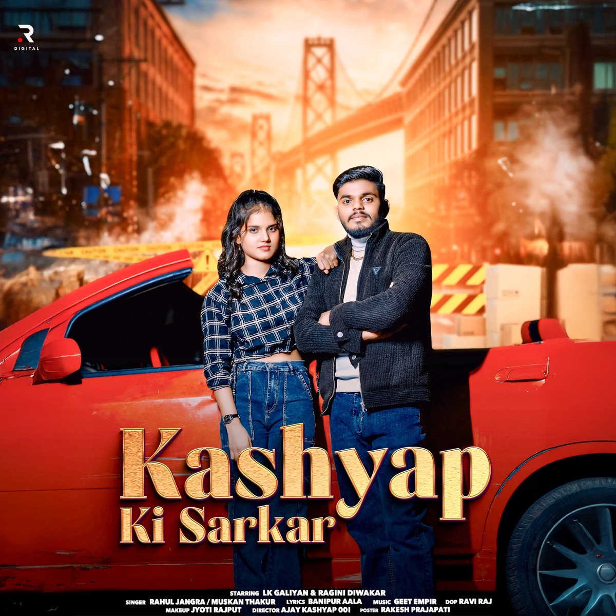 Kashyap Ki Sarkar (feat. Ragini Diwakar) - Single by LK Galiyan, Rahul Jangra & Muskan Thakur album cover