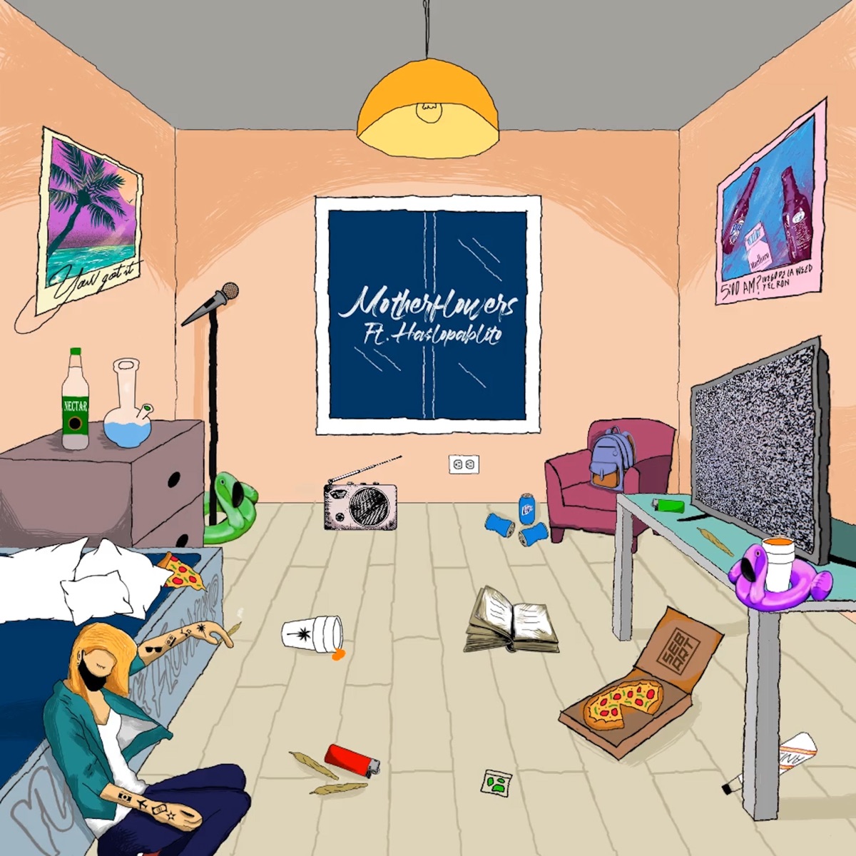 Cautiverio - Single by Motherflowers & ha$lopablito album cover