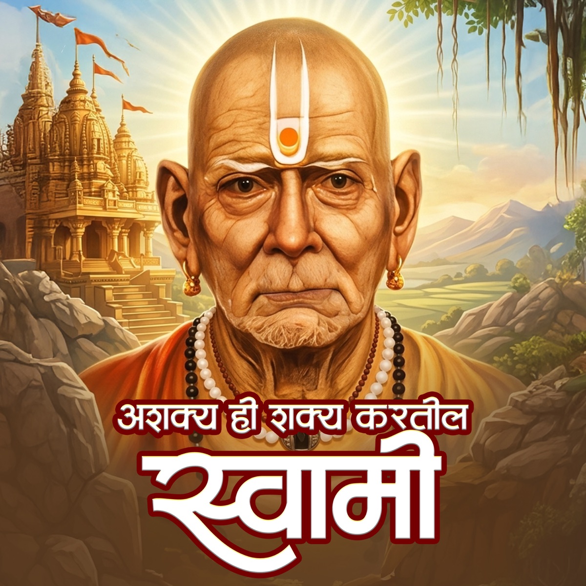 Ashakya Hi Shakya Kartil Swami - EP by Narhar Raherkar, Avadhoot Gandhi & Aanchal Tyagi album cover