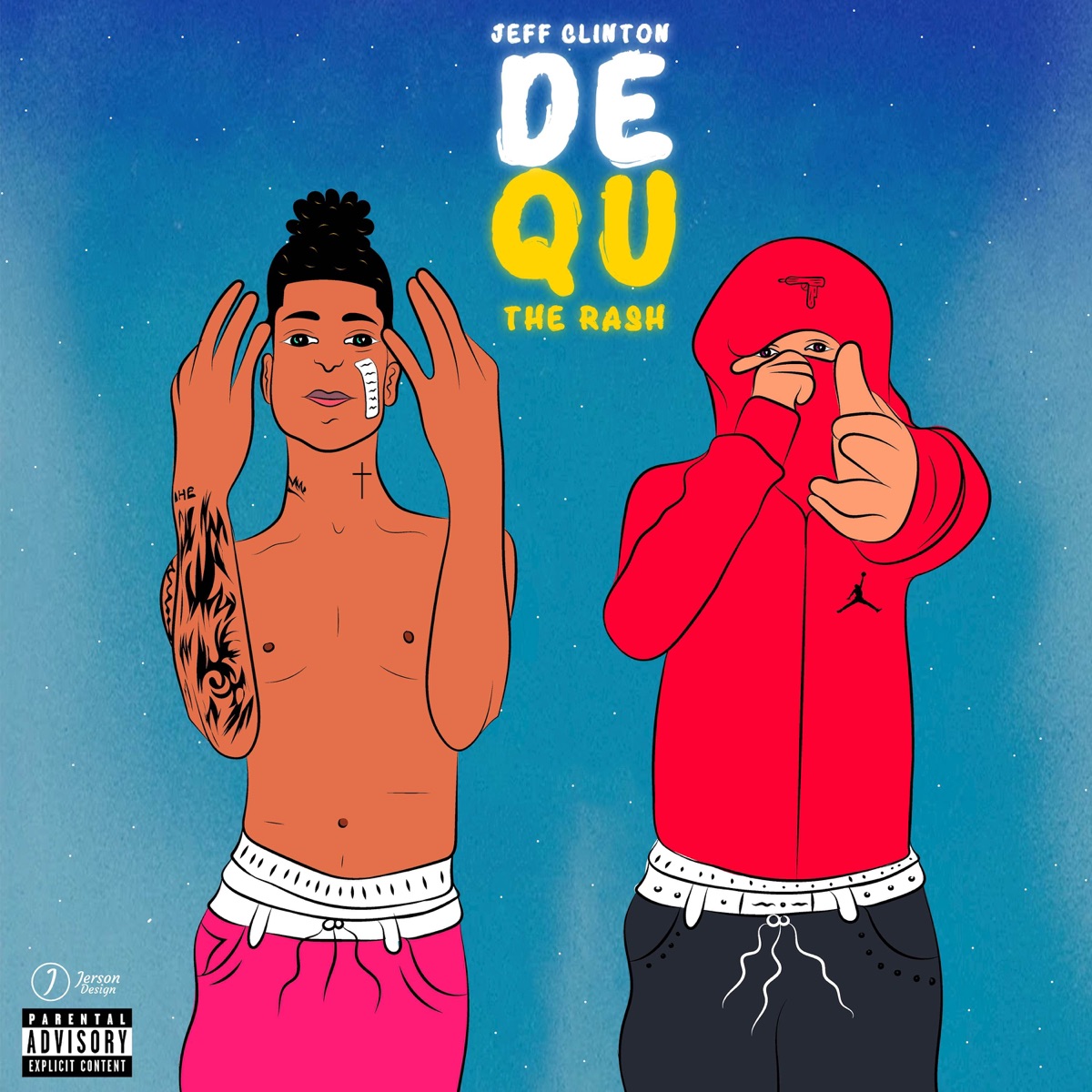 Dequ - Single by Jeff Clinton & The Rash album cover