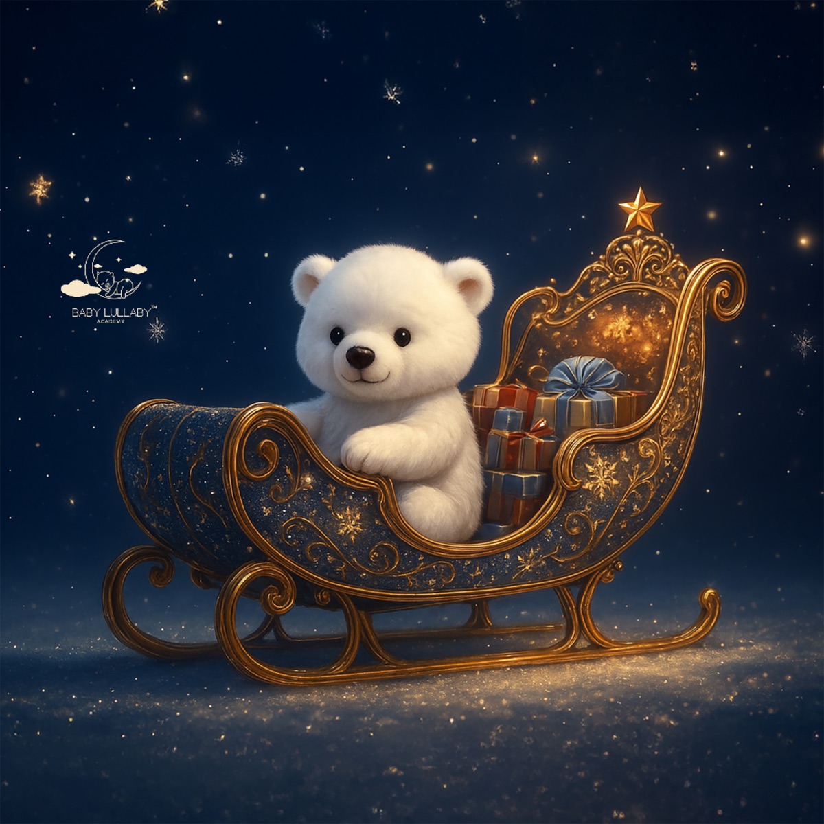 Sleigh in the Land of Sparks by Baby Lullaby Academy album cover artwork