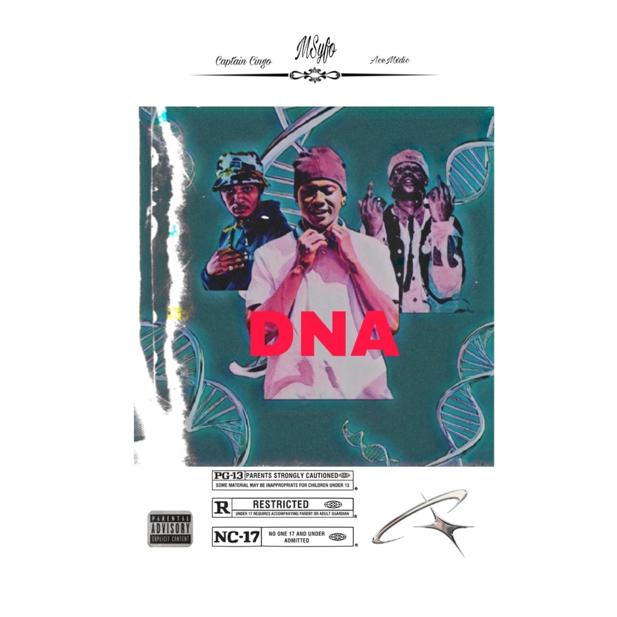 DNA (feat. Aciemedic.X & Captain Cinga) - Single by Msyfo_sa album cover